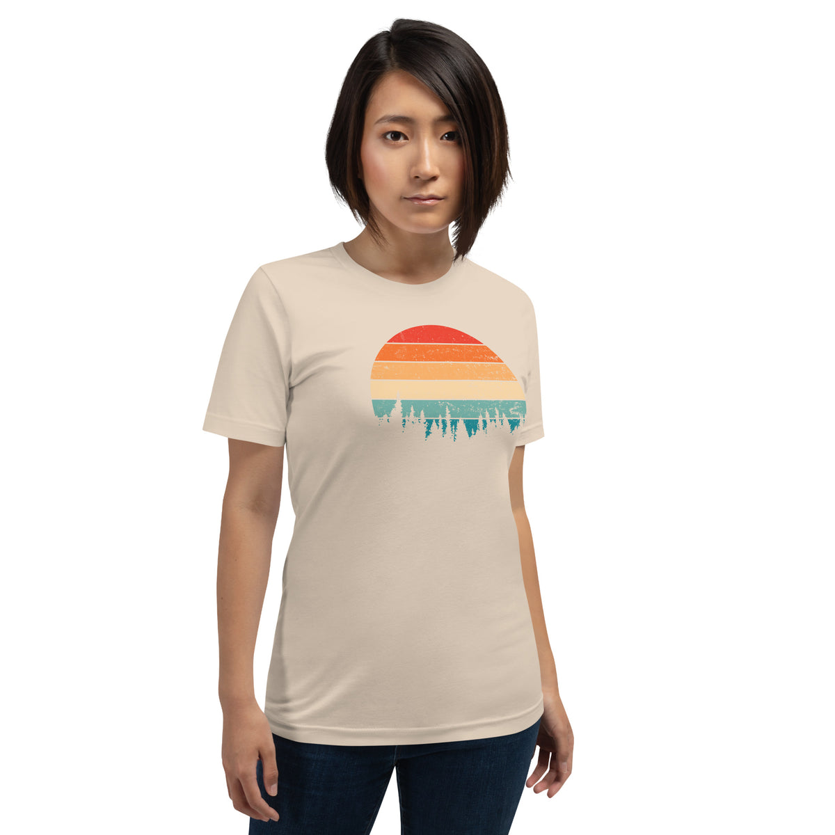 Retro Sunset Silhouette T-Shirt