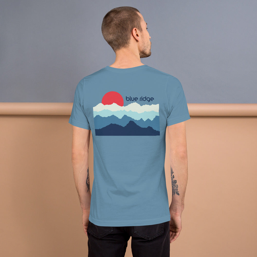 Blue Ridge Mountains #2 Unisex Short Sleeve Tee