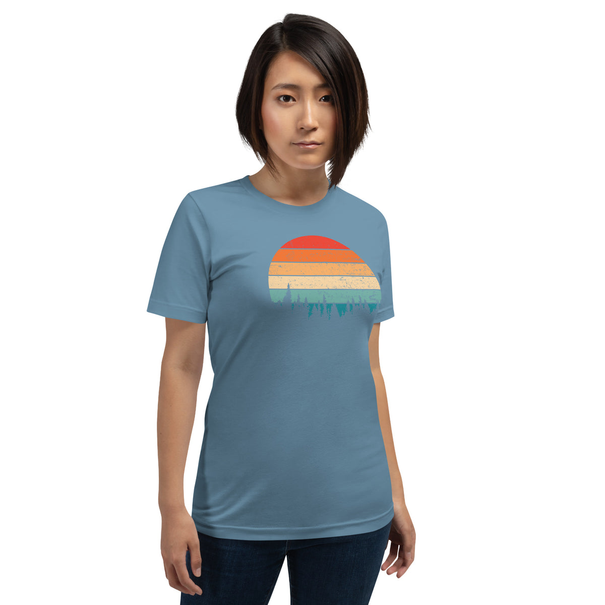 Retro Sunset Silhouette T-Shirt