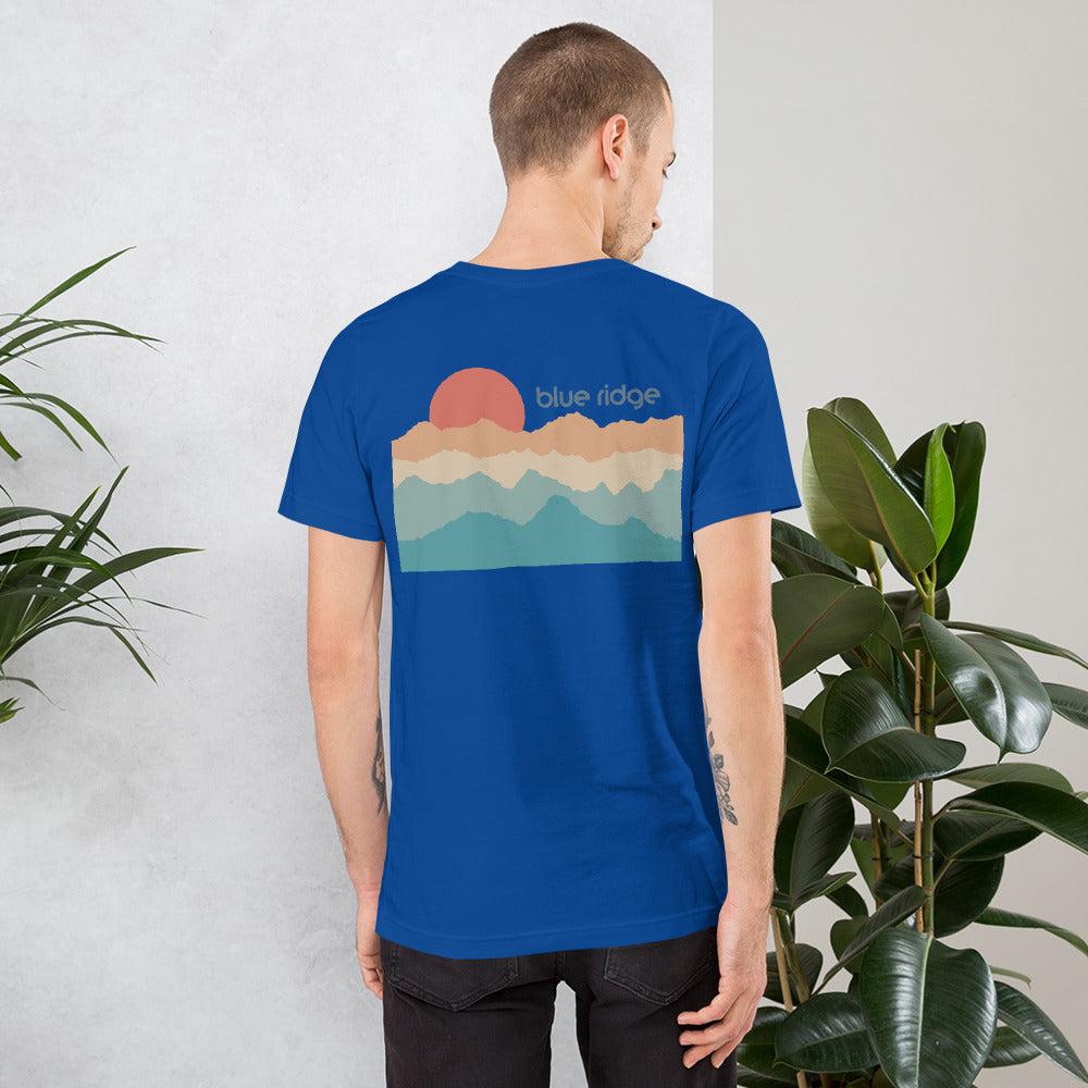 Blue Ridge Mountains Unisex Short Sleeve Tee