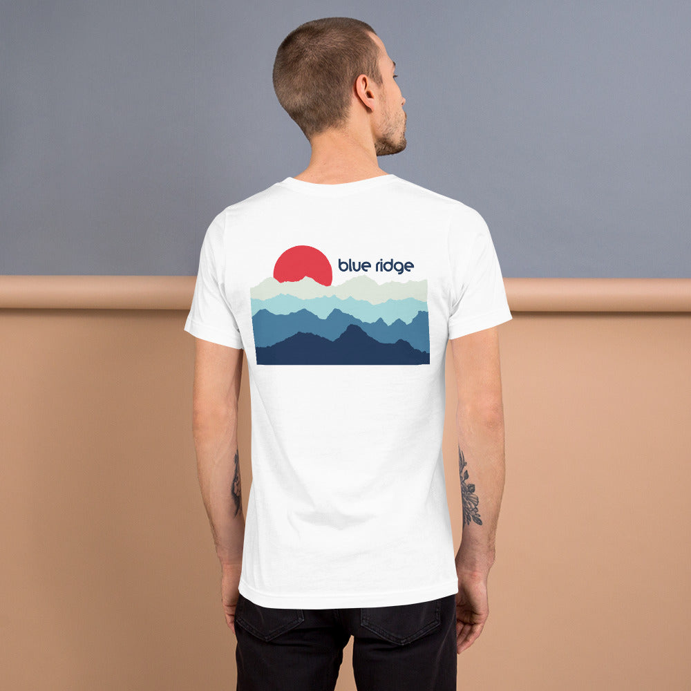 Blue Ridge Mountains #2 Unisex Short Sleeve Tee