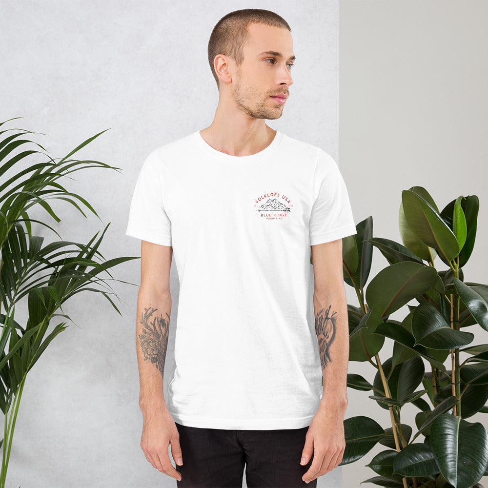 Blue Ridge Mountains Unisex Short Sleeve Tee
