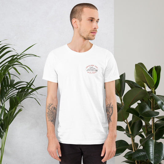 Blue Ridge Mountains Unisex Short Sleeve Tee