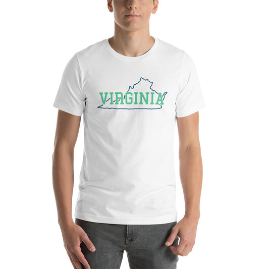 Virginia State Mint Green Unisex Tee