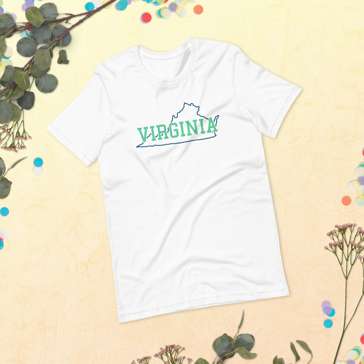 Virginia State Mint Green Unisex Tee